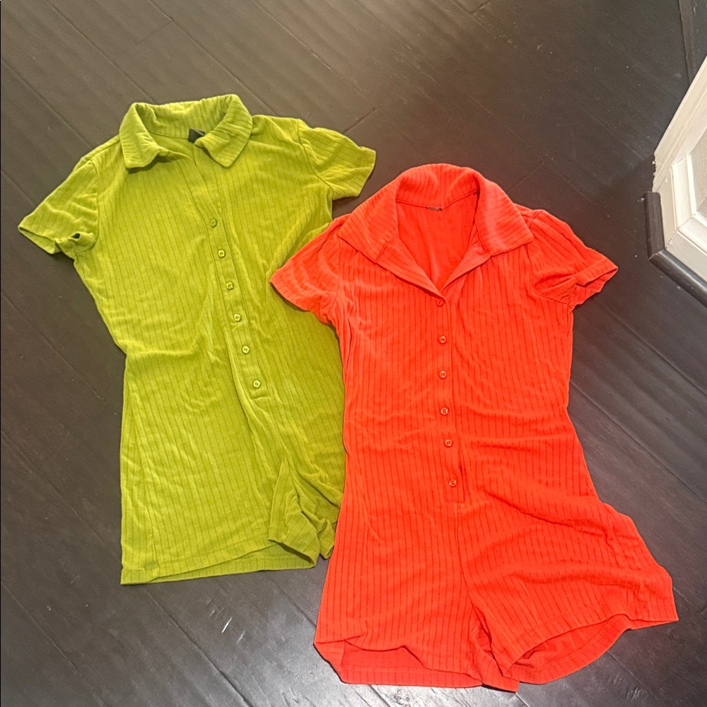 Wild fable soft pajama rompers can run large have-lot of stretch worn not new